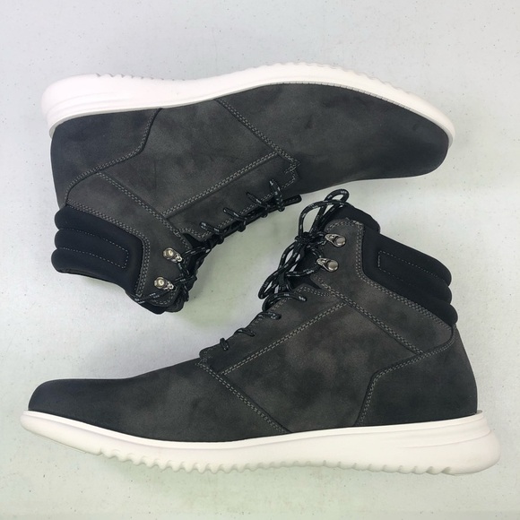 Unlisted by Kenneth Cole Nio Dark Gray Boots - Picture 4 of 9